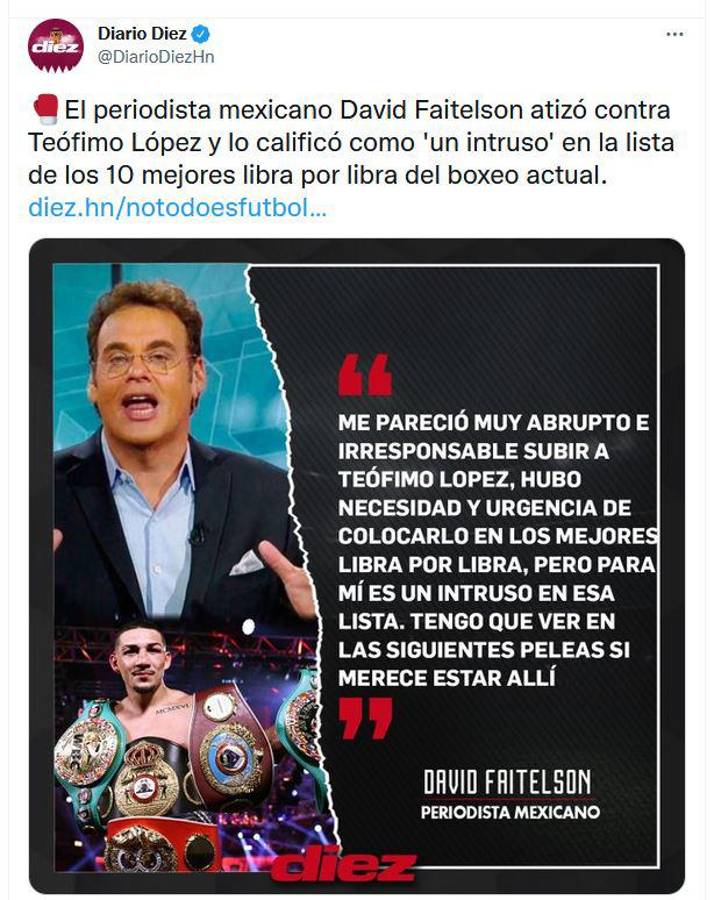 Teófimo López vs Georgie Kambosos, el mensaje de David Faitelson y todo lo que se dice en redes sobre la pelea