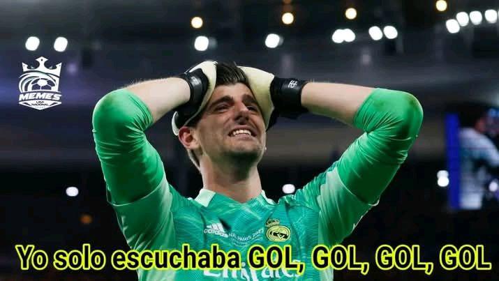Courtois y Barcelona son protagonistas: los memes destruyen al Real Madrid tras goleada del Arsenal en Champions League