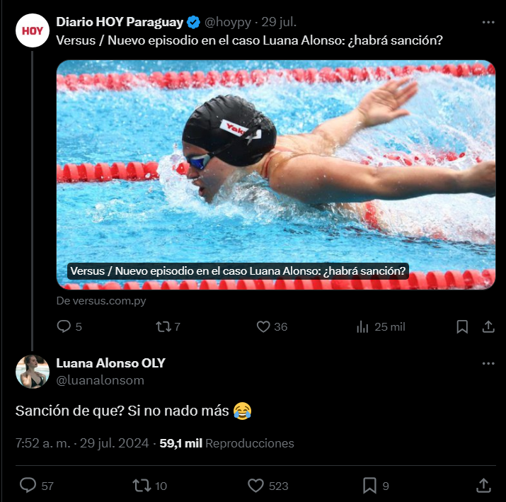 Expulsaron a la atleta más bella de los Juegos Olímpicos de París: “Su presencia crea un ambiente inadecuado”