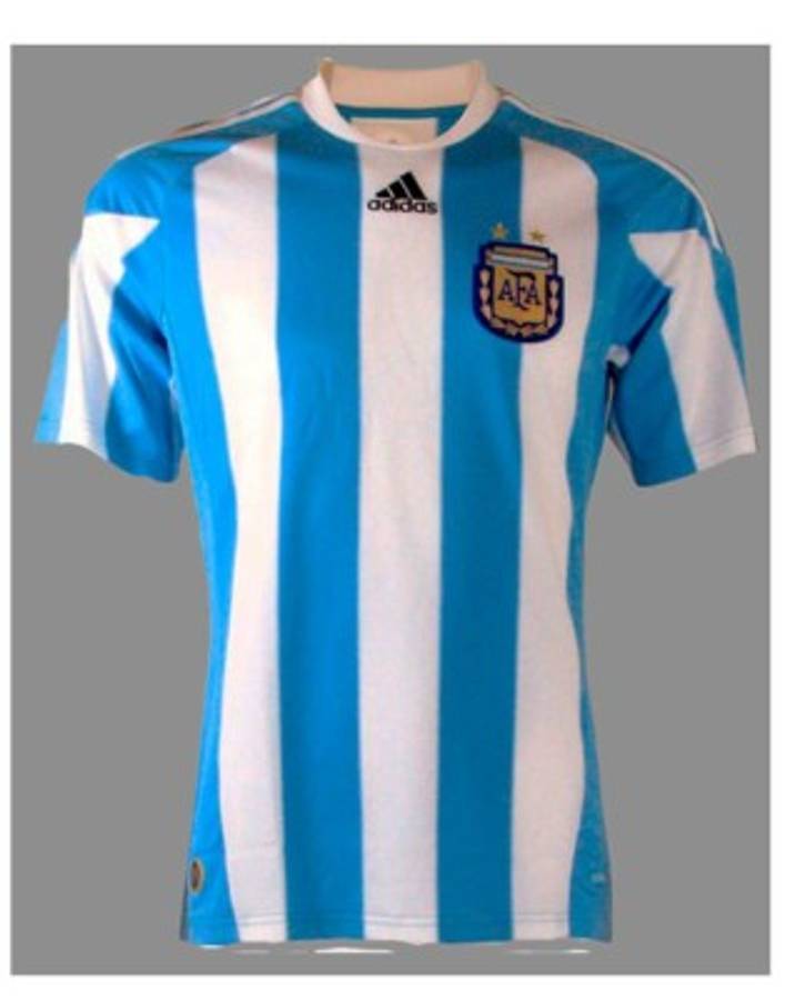 Todas las camisas que ha utilizado la selección de Argentina en la historia de los Mundiales