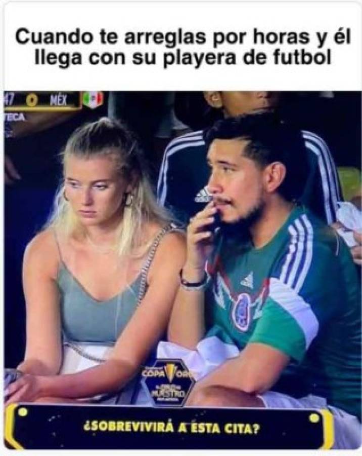 Los imperdibles memes del gane de México y de la pareja de enamorados en la Copa Oro