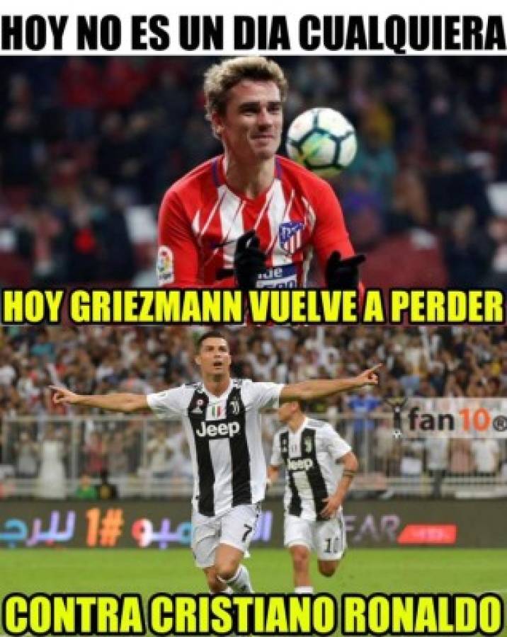 'Trituran' con memes a Cristiano Ronaldo y a la Juventus tras derrota ante el Atlético