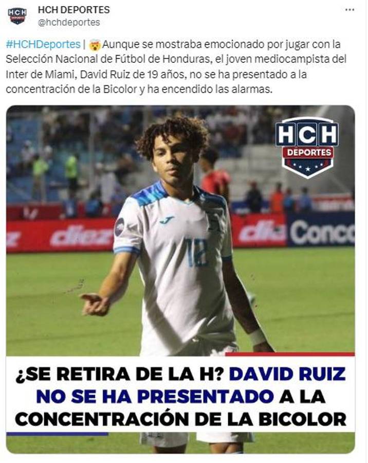 “Es más entusiasmo de la gente porque juega con Messi”: Así reaccionó la prensa de Honduras por el caso de David Ruiz