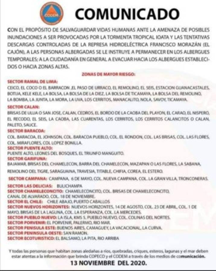 Lo que se dice del Huracán Iota: 'Traerá inundaciones y vientos mortales a Centroamérica'