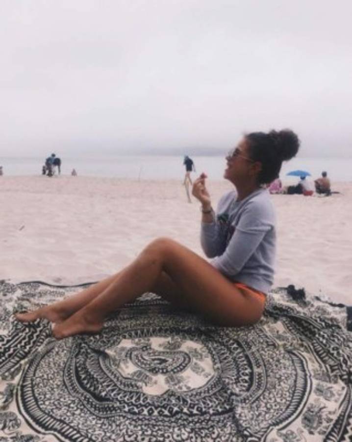 Sandra Montoto, la hermosa colocha novia de jugador del Barcelona