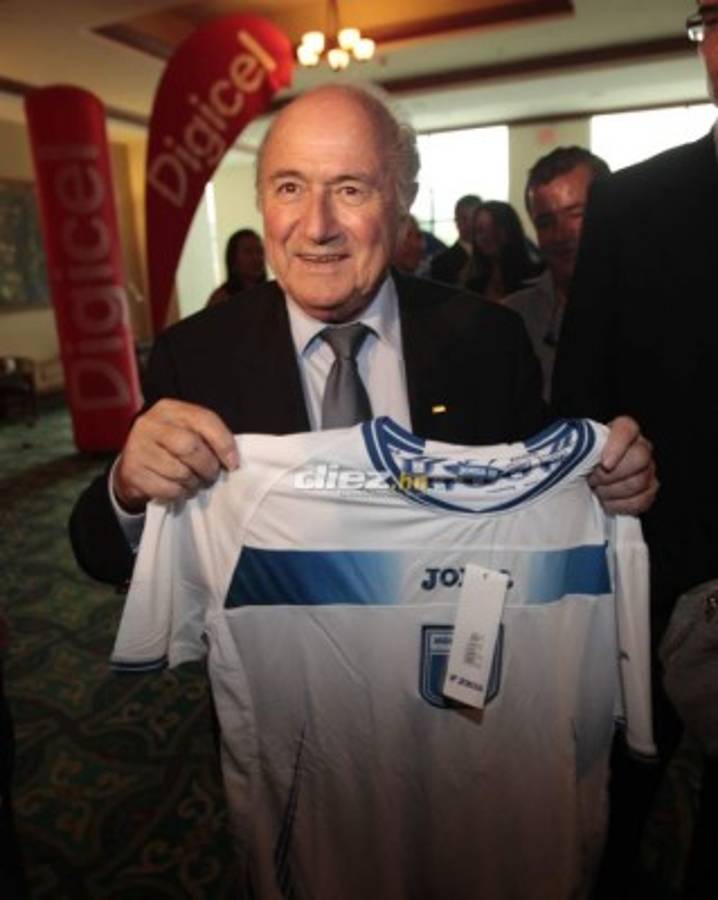 El recorrido que hizo Joseph Blatter, primer presidente de FIFA que visitó Honduras