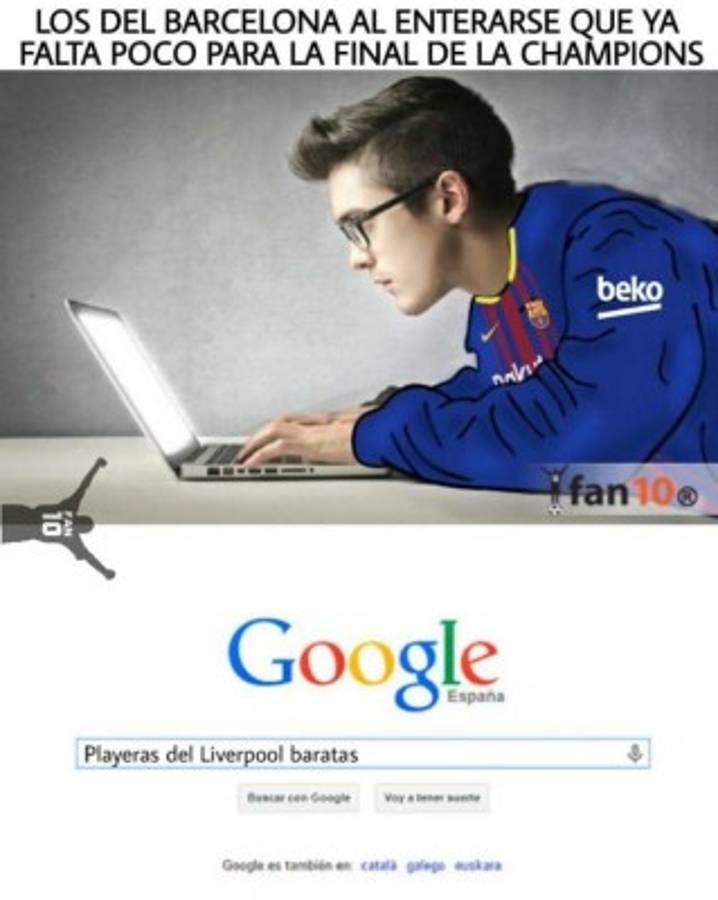 ¡Pobre Barça! Los memes previo a la final de la Champions entre Real Madrid y Liverpool