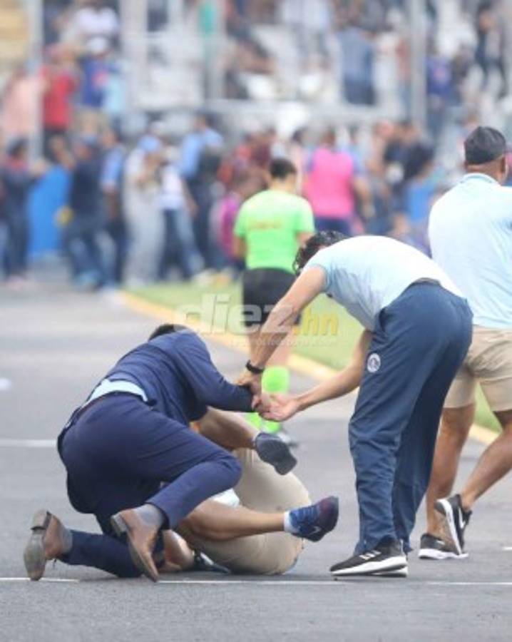 NO SE VIO POR TV: Wilson se saca la furia con Martínez y Rubilio hace gesto de crack a Costly  