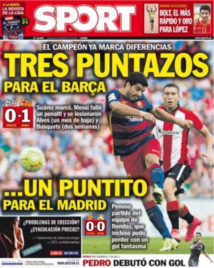 Las portadas de los diarios más importantes del mundo