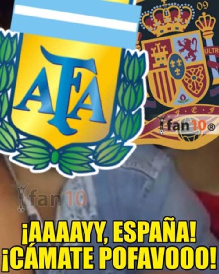 MEMES: Hacen pedazos a Argentina y a Messi tras la goleada recibida ante España