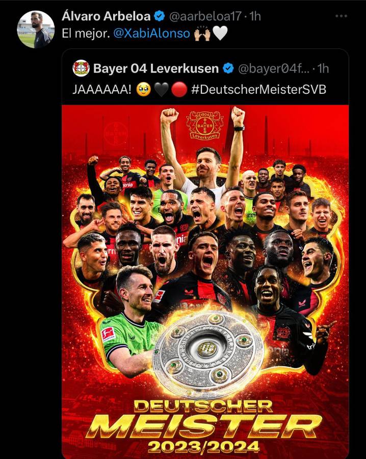 El irónico mensaje del Bayern Múnich y la felicitación de un ex Real Madrid: la prensa reacciona tras el título del Leverkusen