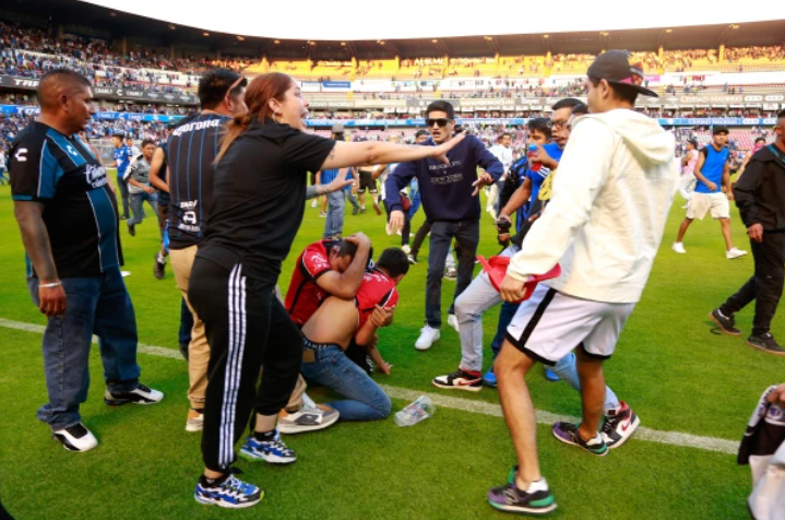 Identificados: los rostros de los agresores que provocaron una brutal pelea en el Querétaro-Atlas de la Liga MX