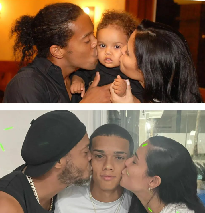 ¿Salió como su padre? Así es la vida del único hijo de Ronaldinho y su impresionante cambio físico