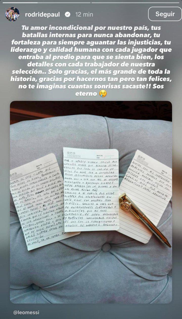 Impacto mundial por el adiós de Messi: De Paul reacciona y lo que dijo Faitelson