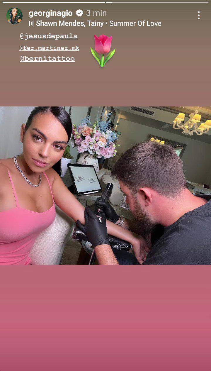 Los dos nuevos tatuajes de Georgina Rodríguez dedicado a su relación con Cristiano Ronaldo: “En la piel, alma y corazón”