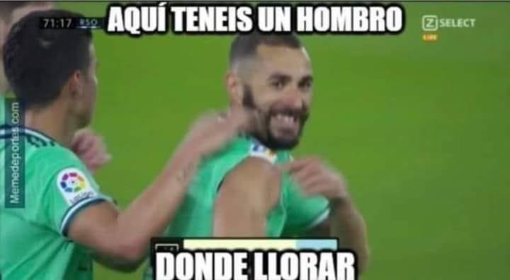 Barcelona, el árbitro y Benzema son protagonistas: Los jocosos memes que dejó la remontada del Real Madrid al Sevilla