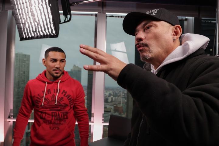 En medio del frío y de compras, Teófimo López arriba a Nueva York para noquear a George Kambosos