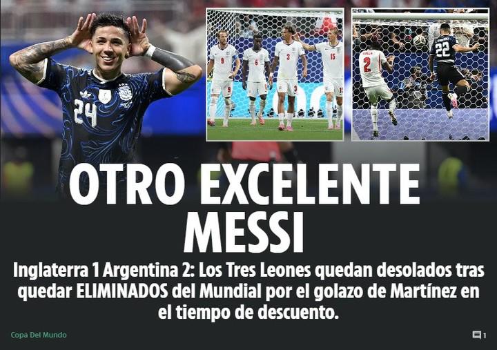 La  Polémica manta de Argentina en la cara de los ingleses y el castigo de FIFA