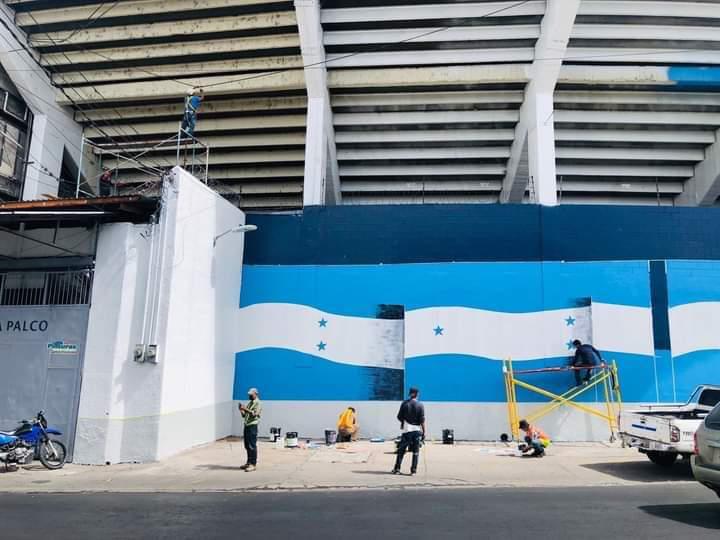 Chelato Uclés vive: Así luce el estadio Nacional previo a la toma de posesión presidencial de Xiomara Castro; la cancha quedará más destrozada