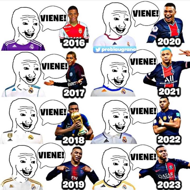 Mbappé y los tremendos memes de su salida del PSG, donde no perdonan ni al Real Madrid