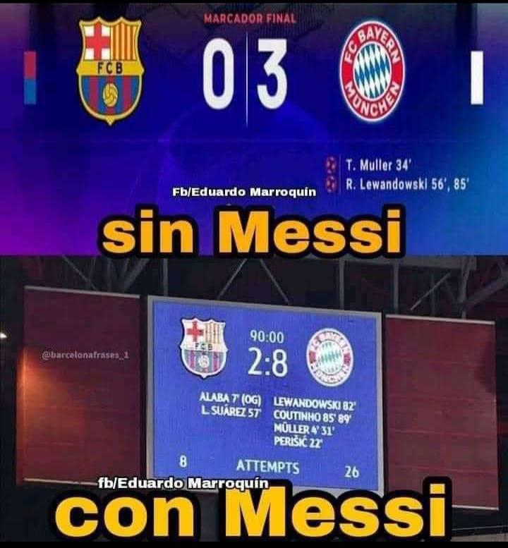 Messi protagonista: Los nuevos memes que destruyen al Barcelona por irse a la Europa League