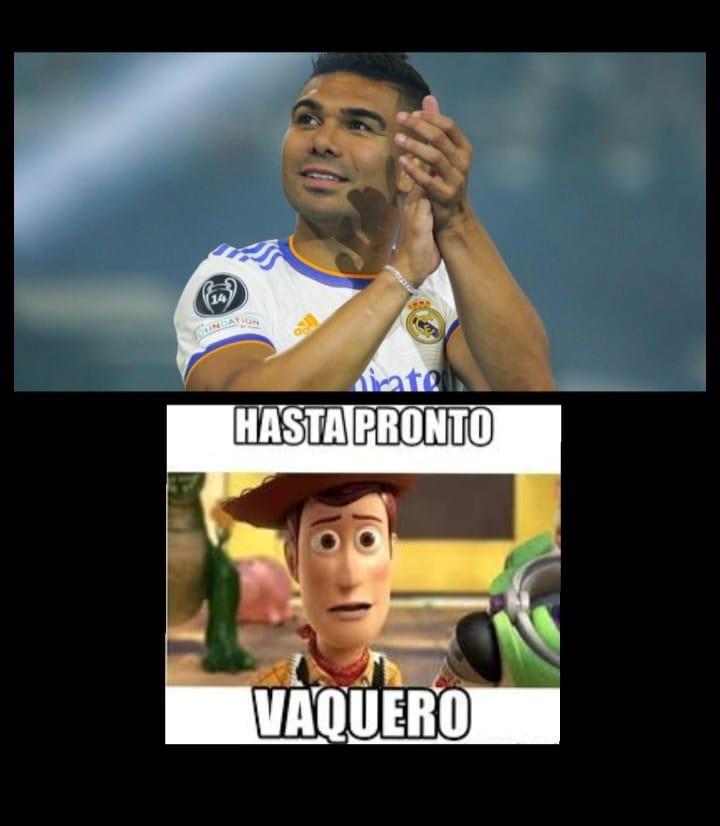 Cristiano y Varane son protagonistas: Los jocosos memes que deja la marcha de Casemiro del Real Madrid