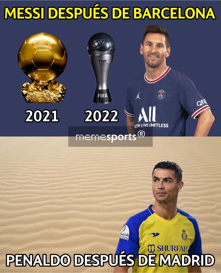 Messi gana un nuevo The Best y los memes hacen pedazos a los de Real Madrid y Cristiano Ronaldo