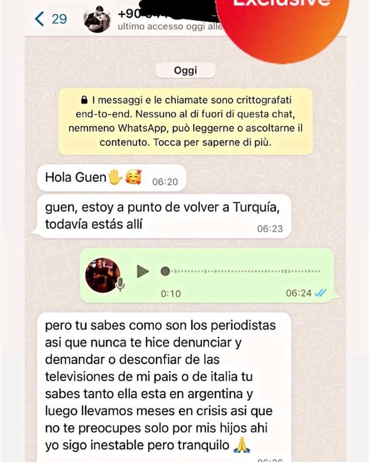 Mujer trans expone de nuevo a Mauro Icardi: La advertencia a Wanda Nara y filtra chats íntimos; “Pronto voy a hablar”