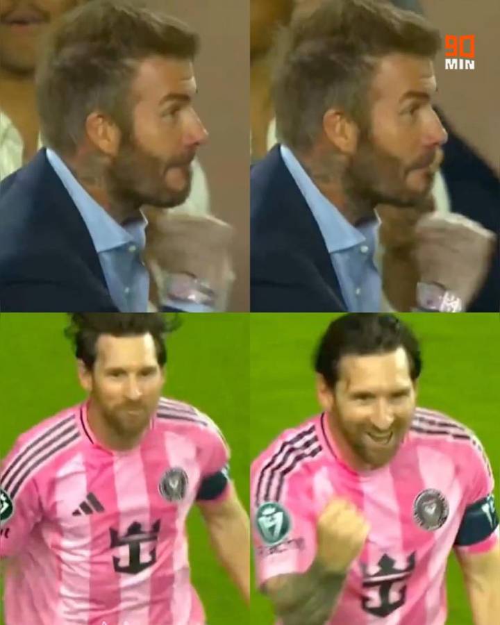 Messi les celebró en la cara, la reacción de Beckham al doblete y la polémica que explotó en Concacaf; Mateo se volvió loco