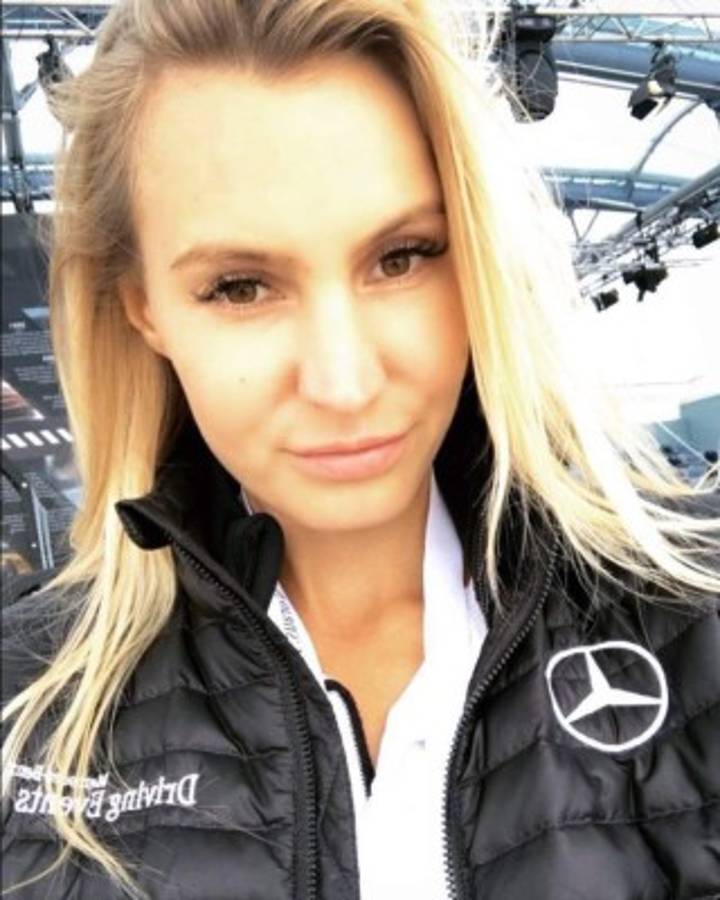 Ella es Doreen Seidel, la modelo playboy que quiere ser campeona de la Fórmula 1