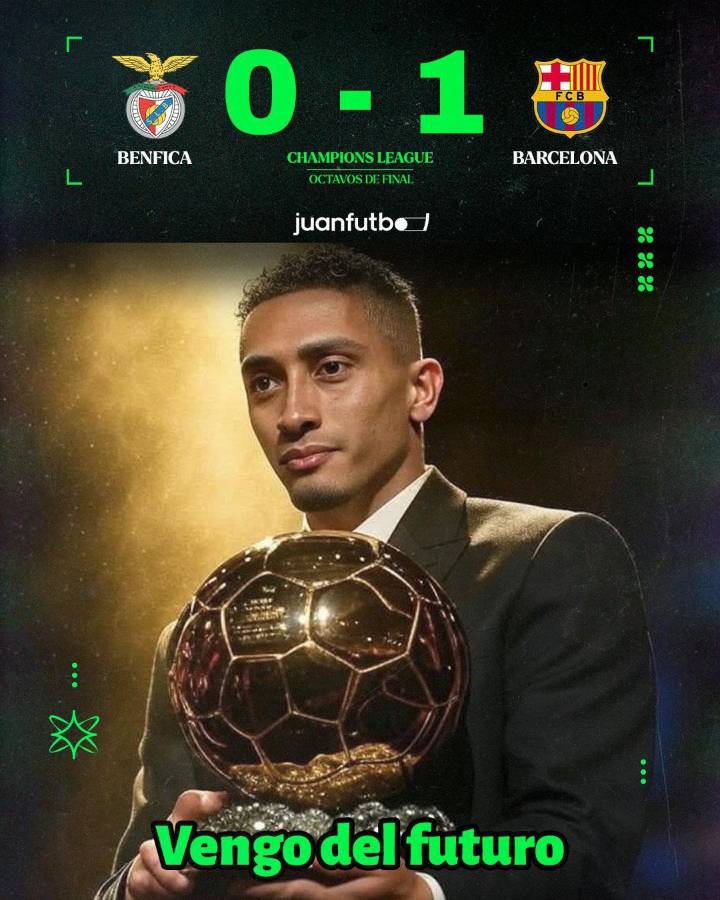 Szczesny Balón de Oro: los memes que dejó el triunfo de Barcelona ante Benfica en la Champions