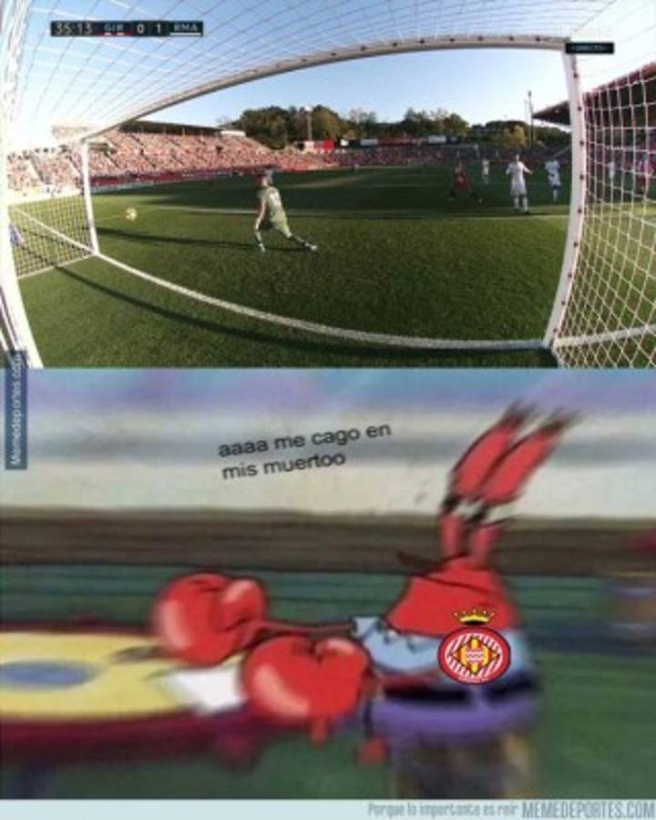 Los terribles memes de la derrota del Real Madrid ante el Girona