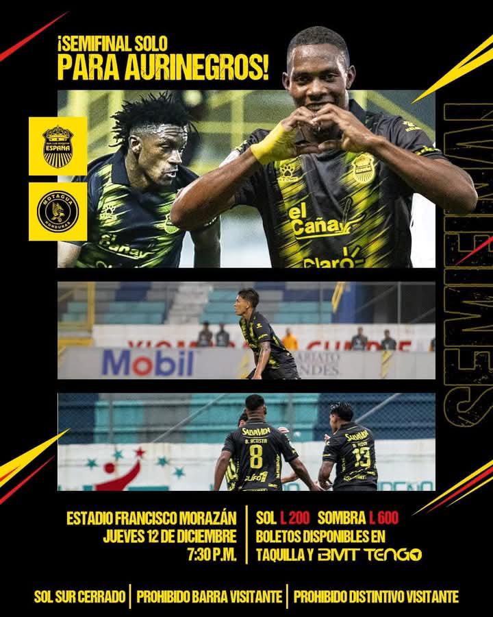 Real España sorprende y le cierra las puertas a la barra de Motagua previo al duelo de ida de las semifinales