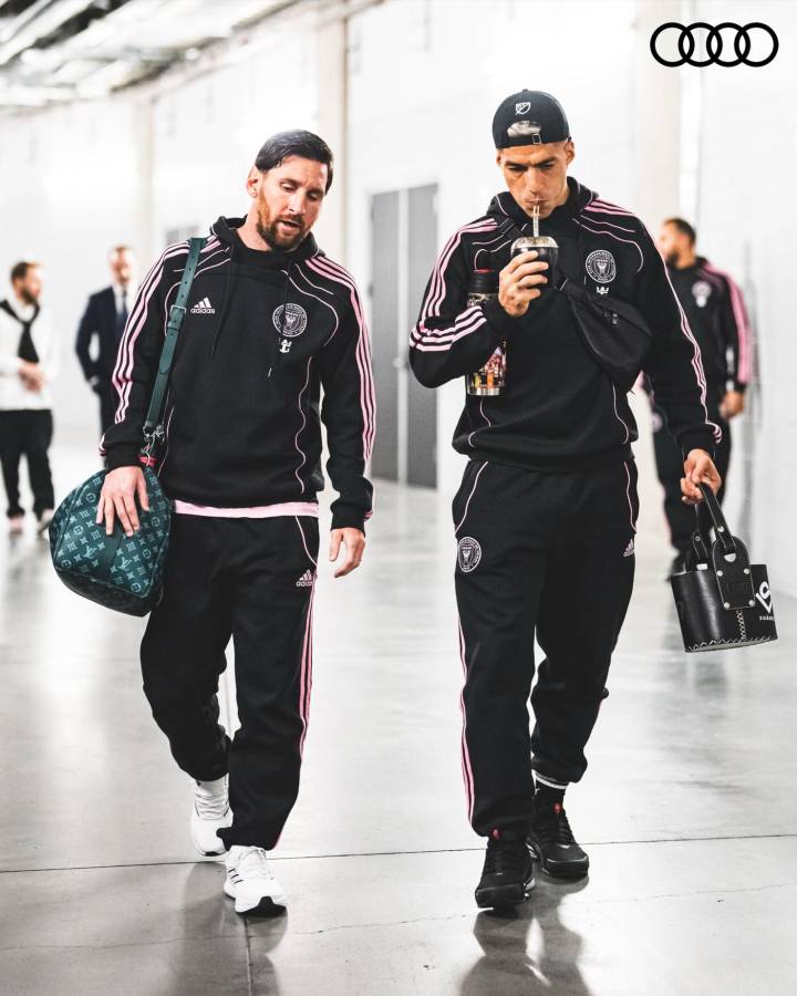 Messi vivió a lo grande su debut en 2025 durante el juego Inter Miami vs América y lo acompañó la polémica