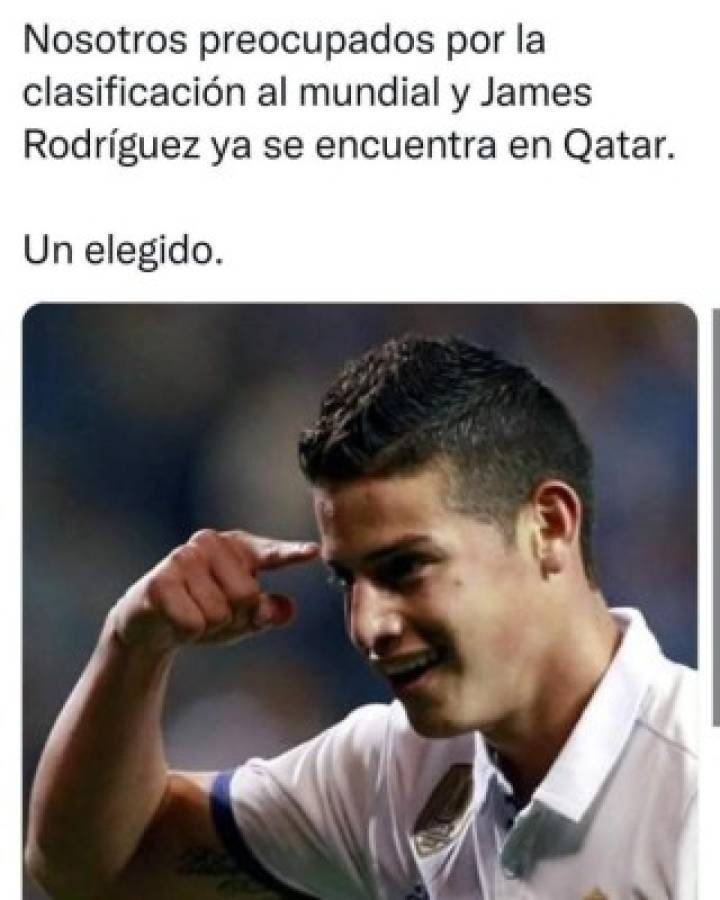 James Rodríguez es destrozado con divertidos memes por su eventual llegada al fútbol de Qatar