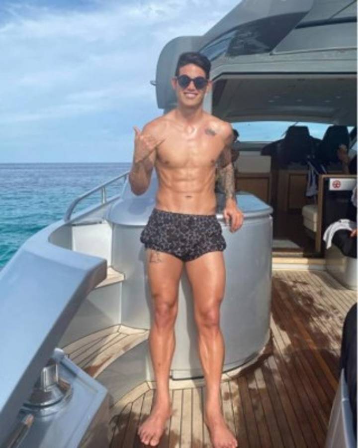 James Rodríguez se olvida del Real Madrid en unas picantes vacaciones con Shannon de Lima