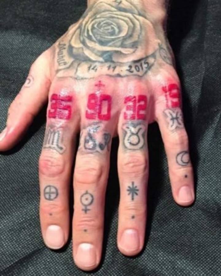 Los espectaculares tatuajes del capitán del Real Madrid, Sergio Ramos