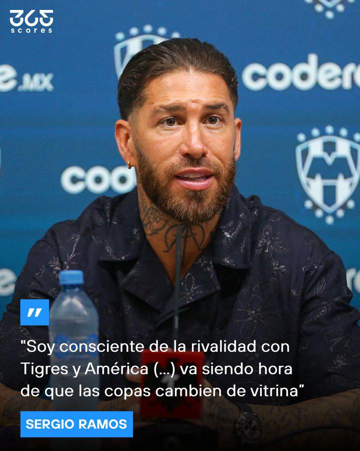 Sergio Ramos es presentado oficialmente como jugador del Monterrey: “Es hora de que las copas cambien de vitrina”