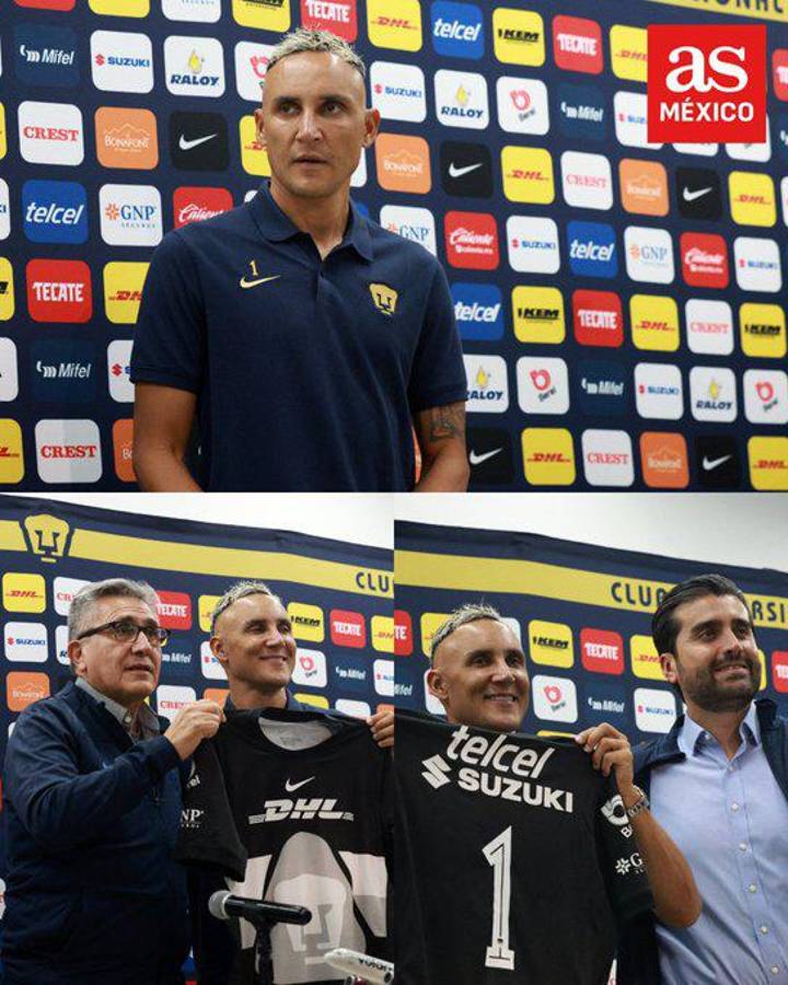 Keylor Navas se gana a la afición de Pumas en su presentación: esto dijo de los errores de Parra y, ¿cuándo debutará en Liga MX?