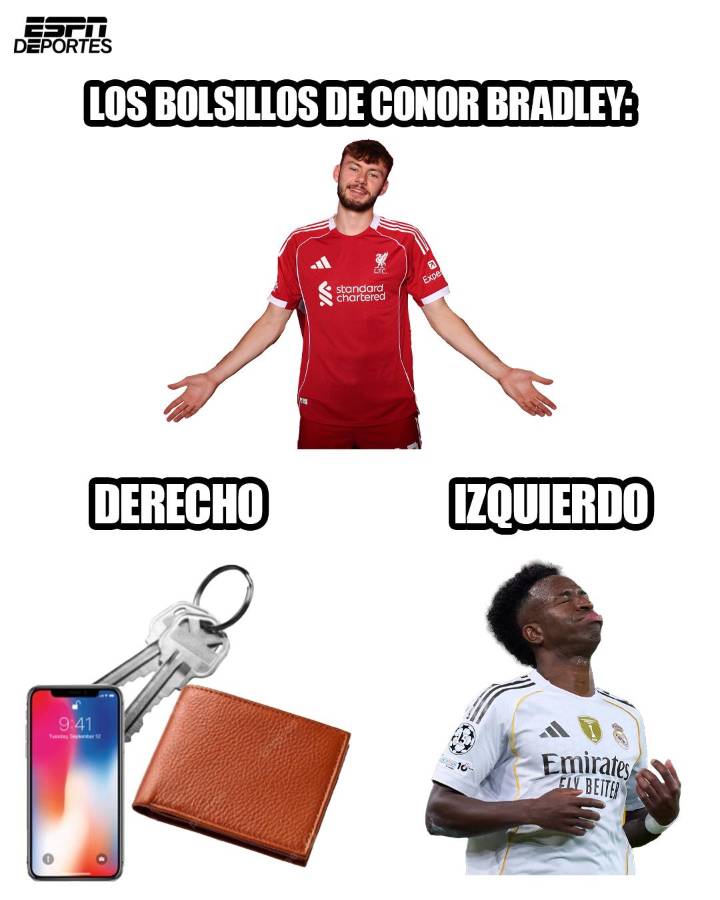 Los memes trituran a Vinicius y Mbappé por la derrota del Real Madrid ante Liverpool en la Champions