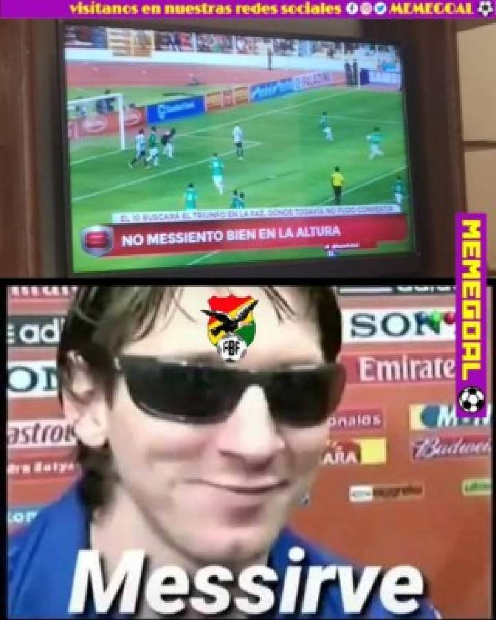 Los crueles memes que dejó la victoria de Argentina ante Bolivia con Messi de protagonista