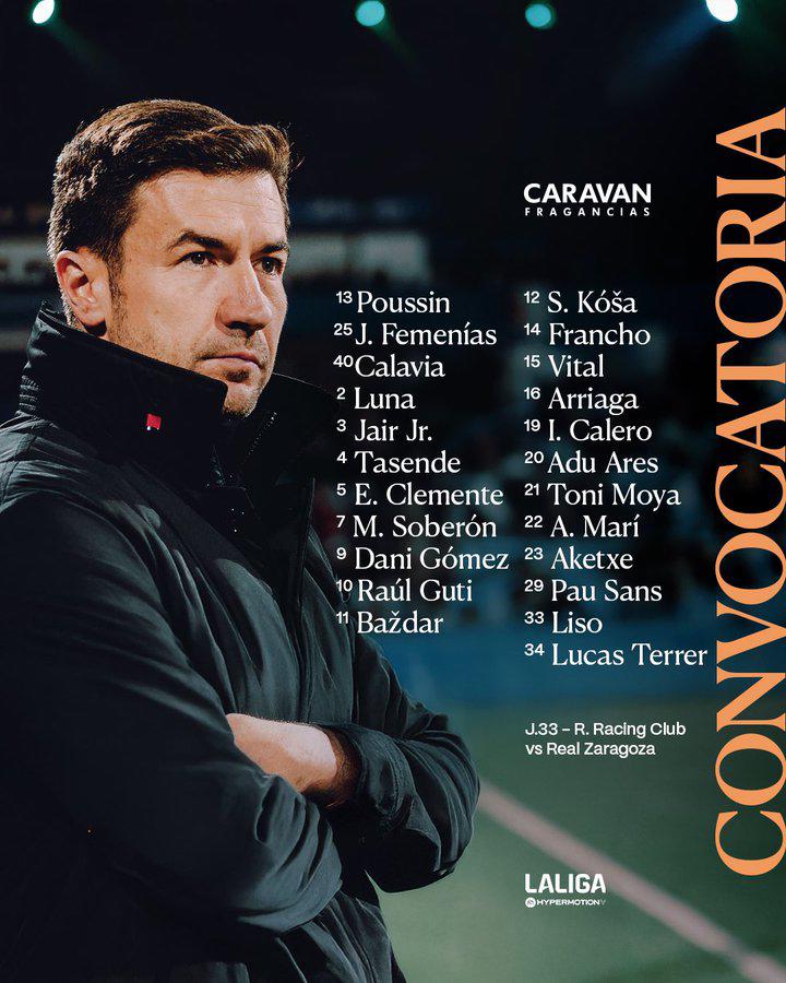 Kervin Arriaga, convocado por Gabi para el partido ante Racing.