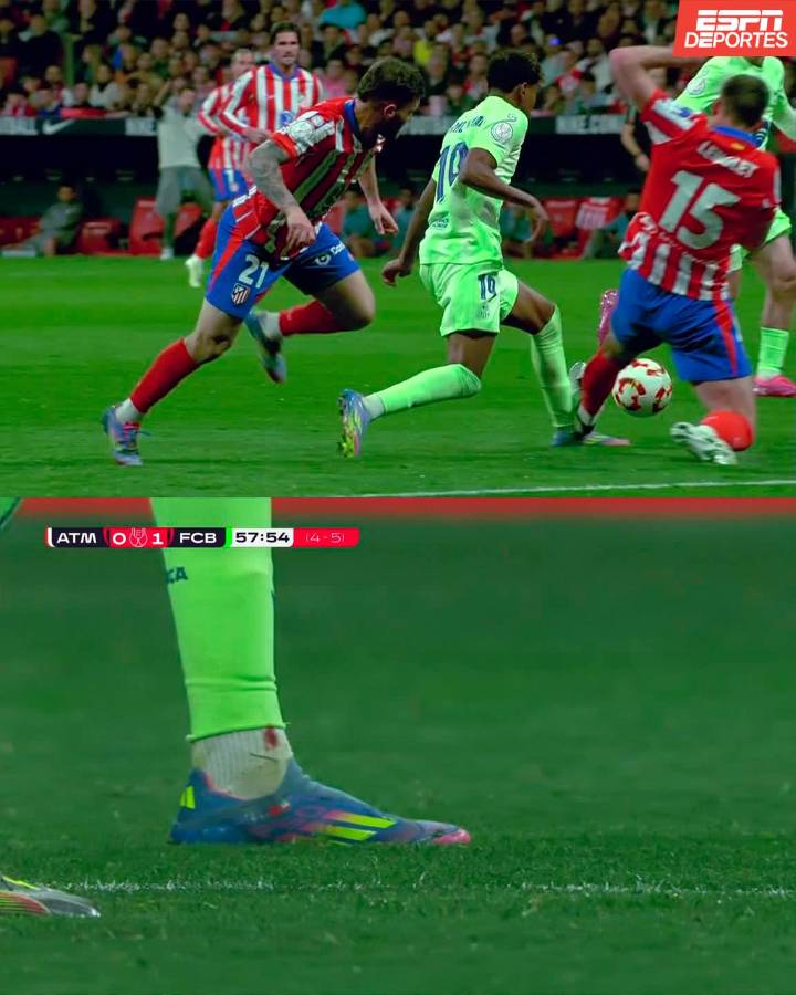 Lamine Yamal acabó con sangre, patadas del Atlético y la cábala que le falló a Simeone; Szczesny sigue invicto