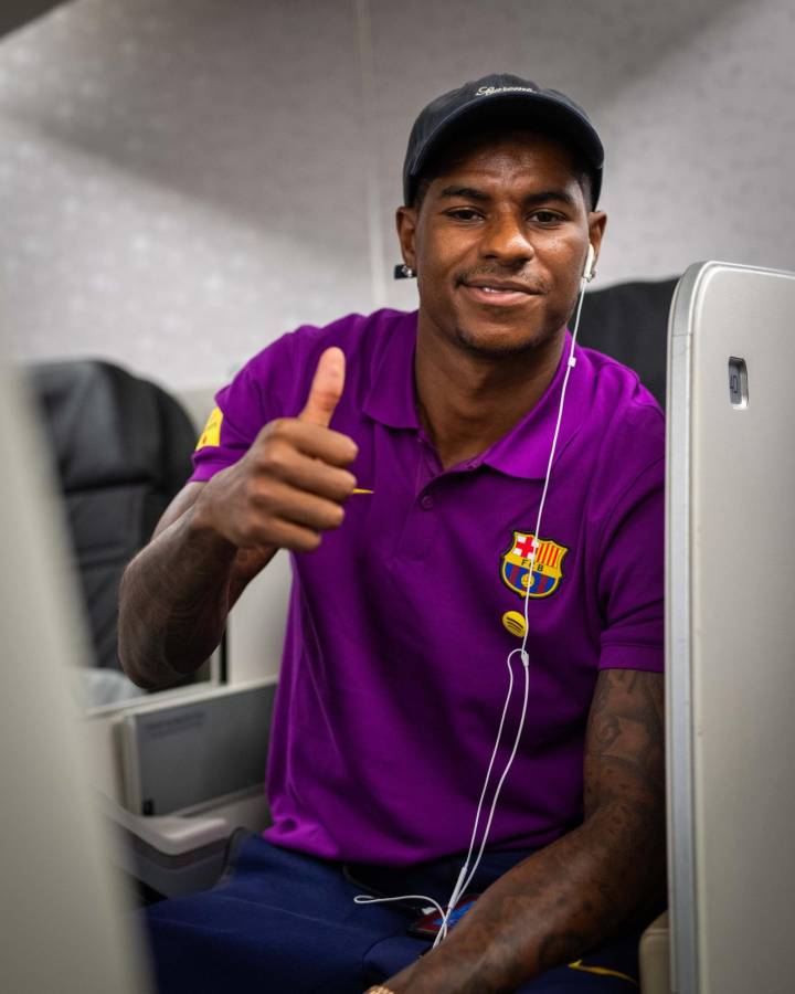 Barcelona ya está en Japón para la pretemporada: Rashford eligió a su primer compañero de viaje