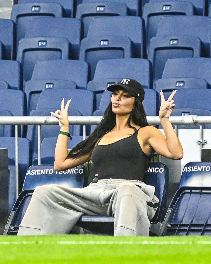 Kim Kardashian impacta en el Bernabéu: las fotos con Florentino Pérez y el mensaje para Vinicius