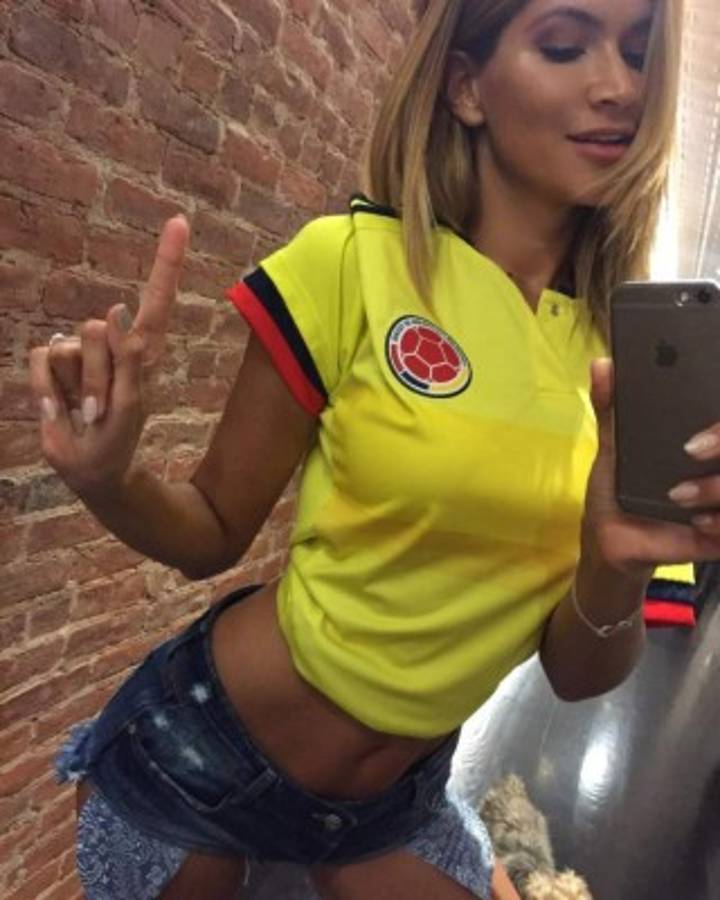 La fanática más HOT de James Rodríguez, jugador del Real Madrid