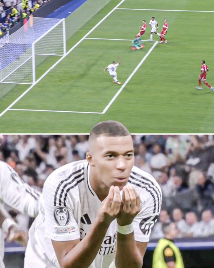 Mbappé recordó a leyenda con su festejo, motivo de la bronca de Ancelotti y revés del VAR al Real Madrid en Champions