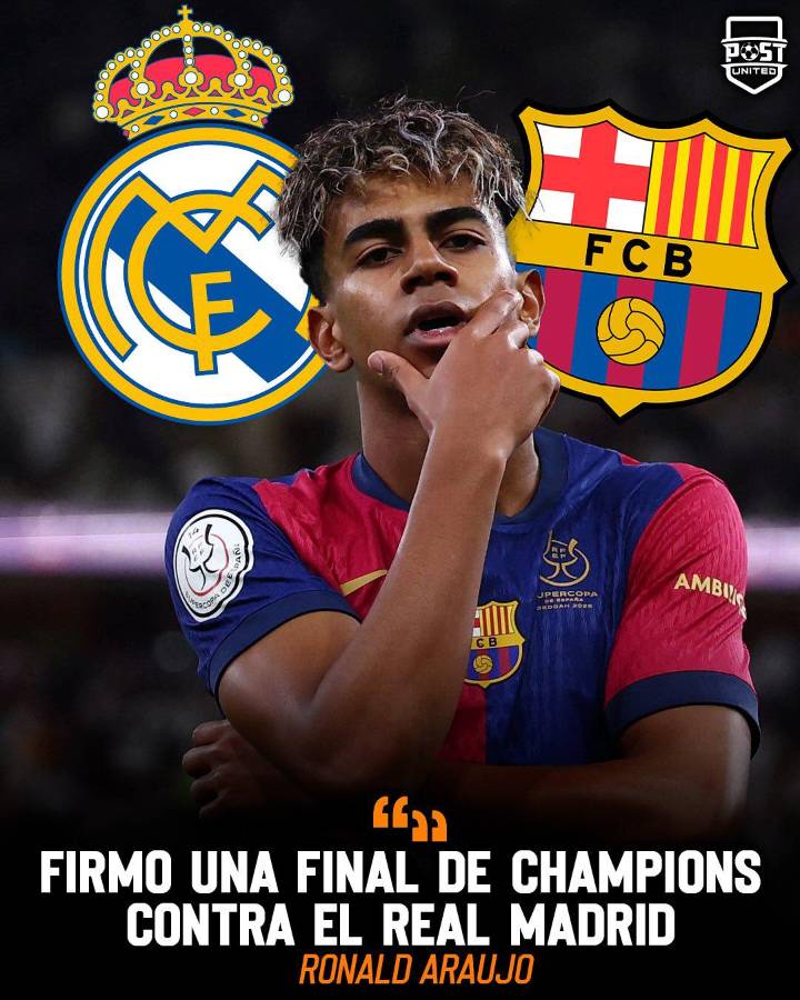 “Firmo una final de Champions League contra Real Madrid”: crack del Barcelona se quiere medir a Mbappé y Vinicius