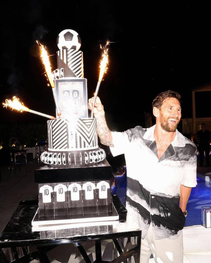 Messi se 'escapo' del Mundial de Clubes y así fue su íntima fiesta: el gran ausente y Antonela con impensado regalo