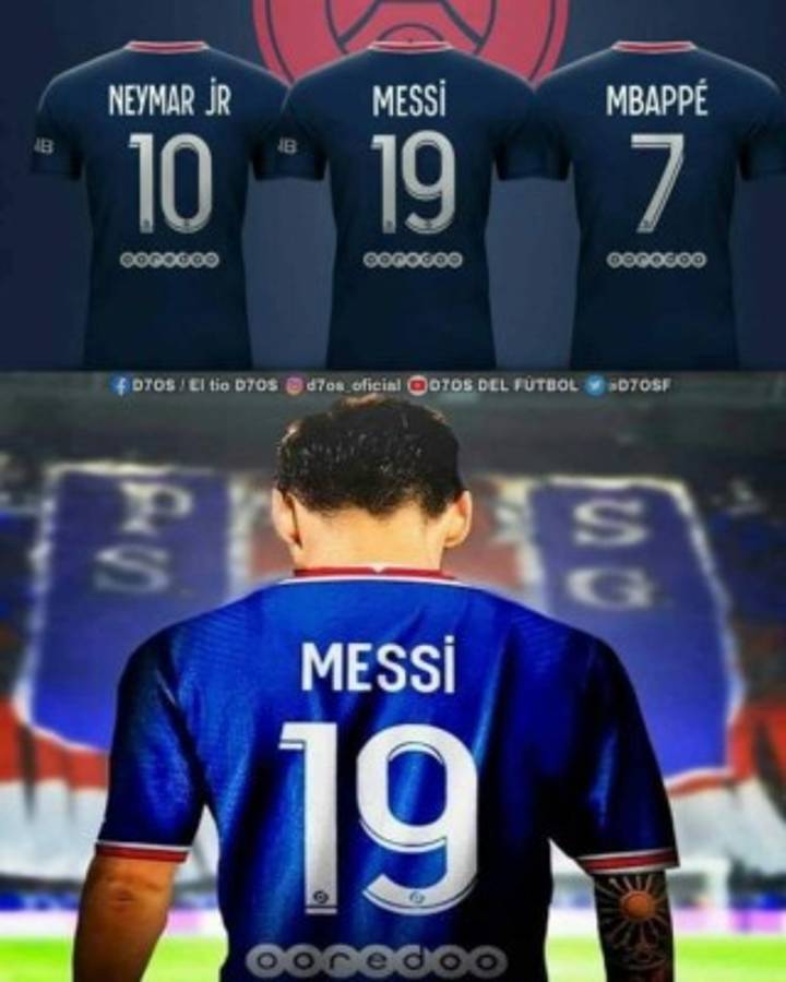 ¿Y Neymar cuál llevaría? Los dorsales del PSG ante la inminente llegada de Lionel Messi